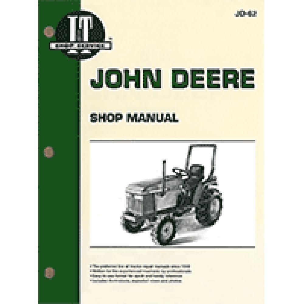 I&T Shop Manual JD-62 Fits John Deere Compact Tractor 1070 670 770 870 970