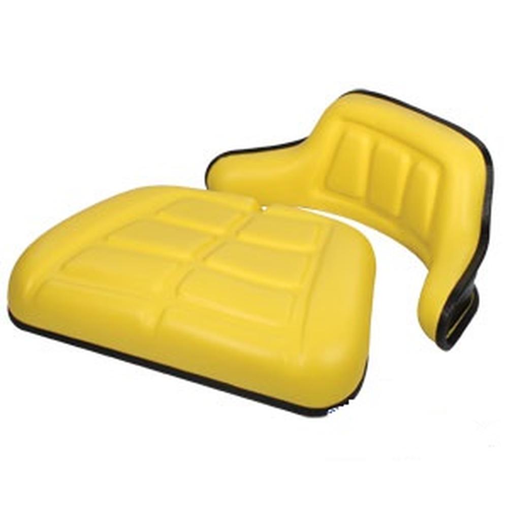A-JD7000-SET 2-Pc Rail Style Seat & Wrap Around Backrest Set - Fits John Deere