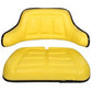 2-pc Rail Style Seat & Wrap Around Backrest Set Fits John Deere 2530 2541 2550