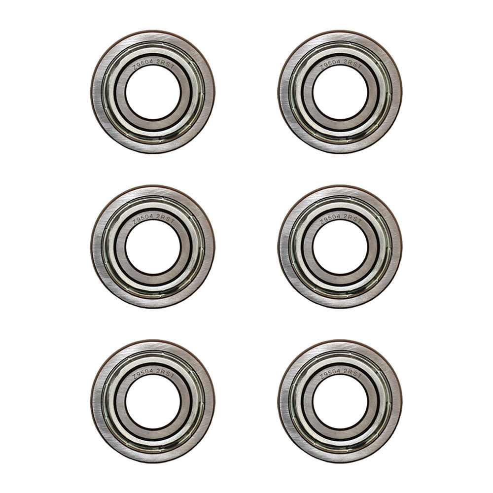 6 SPINDLE BEARINGS, HIGH SPEED, Fits John Deere HYDRO 185 (1986) 46", Fits JD929