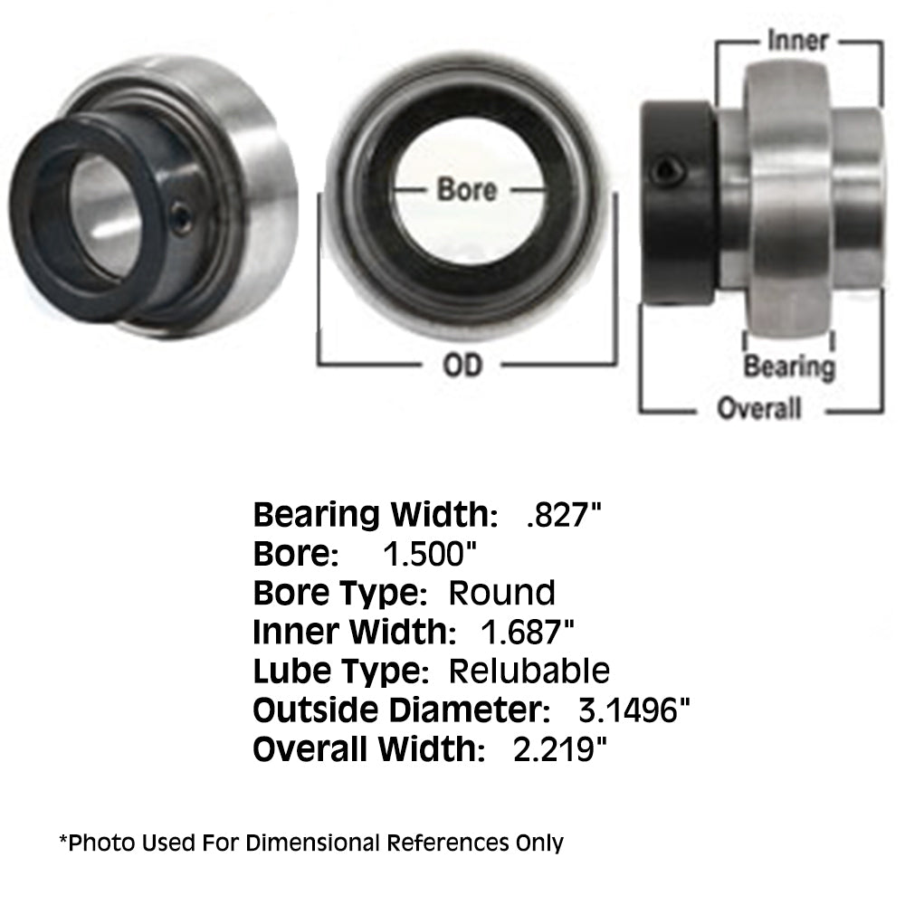 WN-JD9434-PEX Beater Bearing Fits International/CaseIH 1620 1640 1644 1660 1666