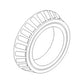 Bearing Cone Fits Allis Chalmers Replaces 70927269