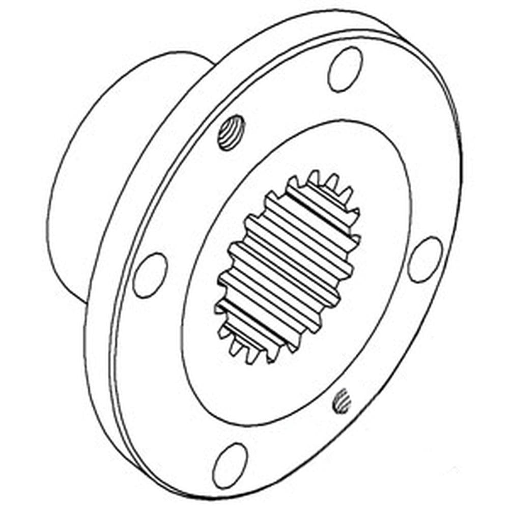 K200465 New Hydraulic Pump Drive Coupler Fits Case-IH Tractor Models 1594 +