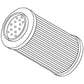 K210049 New Transmission Filter Fits Case-IH Tractor Models 1390 1394 1490