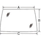 K262895 Front Windshield Glass Fits Case IH Tractor 1194 1294 1394 1494 1594