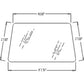 Fits Case IH Rear Glass for Models 1190, 1194, 1290, 1294, 1390, 1394, 1490