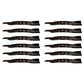 Qty 12: Finishing Mower Blade
 Fits Kubota Replaces K5617-34330