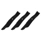 Set of 3 Mower blades to fit Fits Kubota RCK54-23ZG RCK54GR RCK54P-127Z