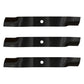 Set of (3)- 54" Blades For Kubota Compact Tractor BX1850, BX1860, BX1870, BX235