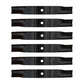 Six(6) Blades Fits Kubota Mower 54" K5617-34330 ZG23 Z125E Z125S ZG127 ZG2354 ZG