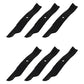 Six(6) Blades Fits Kubota Mower 54" K5617-34330 ZG23 Z125E Z125S ZG127 ZG2354 ZG