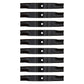 Nine (9) Blades Fits Kubota Mower 54" K5617-34330 ZG23 Z125E Z125S ZG127 ZG2354