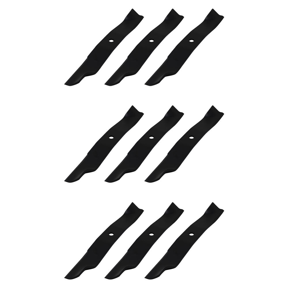 9 Heavy Duty Mower Blades k561734330 Fits Kubota 54" Lawn Tractor Decks 23ZG