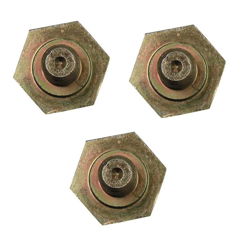 3 Pack of 1913-2200 Blade Bolts K5651-34370 Fits Kubota