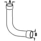 K921972 Upper Radiator Hose for David Brown 1200 1210 1212 990 995 996