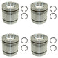 Qty 4: Piston Fits David Brown Replaces K206974