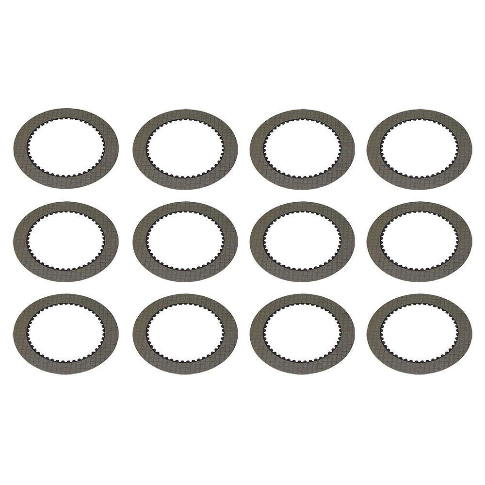 Qty 12: Friction Fiber Disc
 Fits Case Replaces D70672