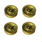 Qty 4: Flat Idler Pulleys
 Fits Husqvarna Replaces 532 13 14-94