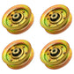 Qty 4: Flat Idler Pulleys  Fits Husqvarna Replaces 532 13 14-94