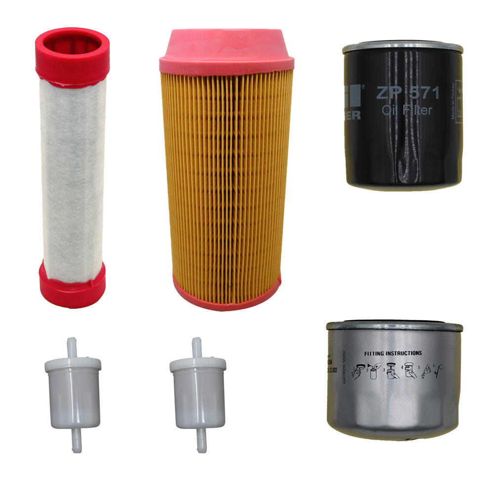Zero Turn ZD326 ZD331 Filter Maintenance Kit to Fits Kubota D1305-E3 Engine