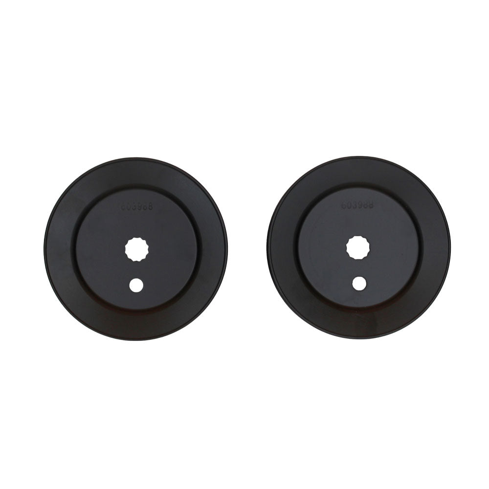 Qty. 2: Spindle Pulley
 Fits Hustler Replaces 603988