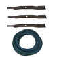 Land Pride 72" Lawn Mower Blades & Belt Set AT2572