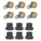 Blade Nut / Blade Bolt Six Pack Kit 904-606 904-610 Fits New Idea 5209 5409 5406