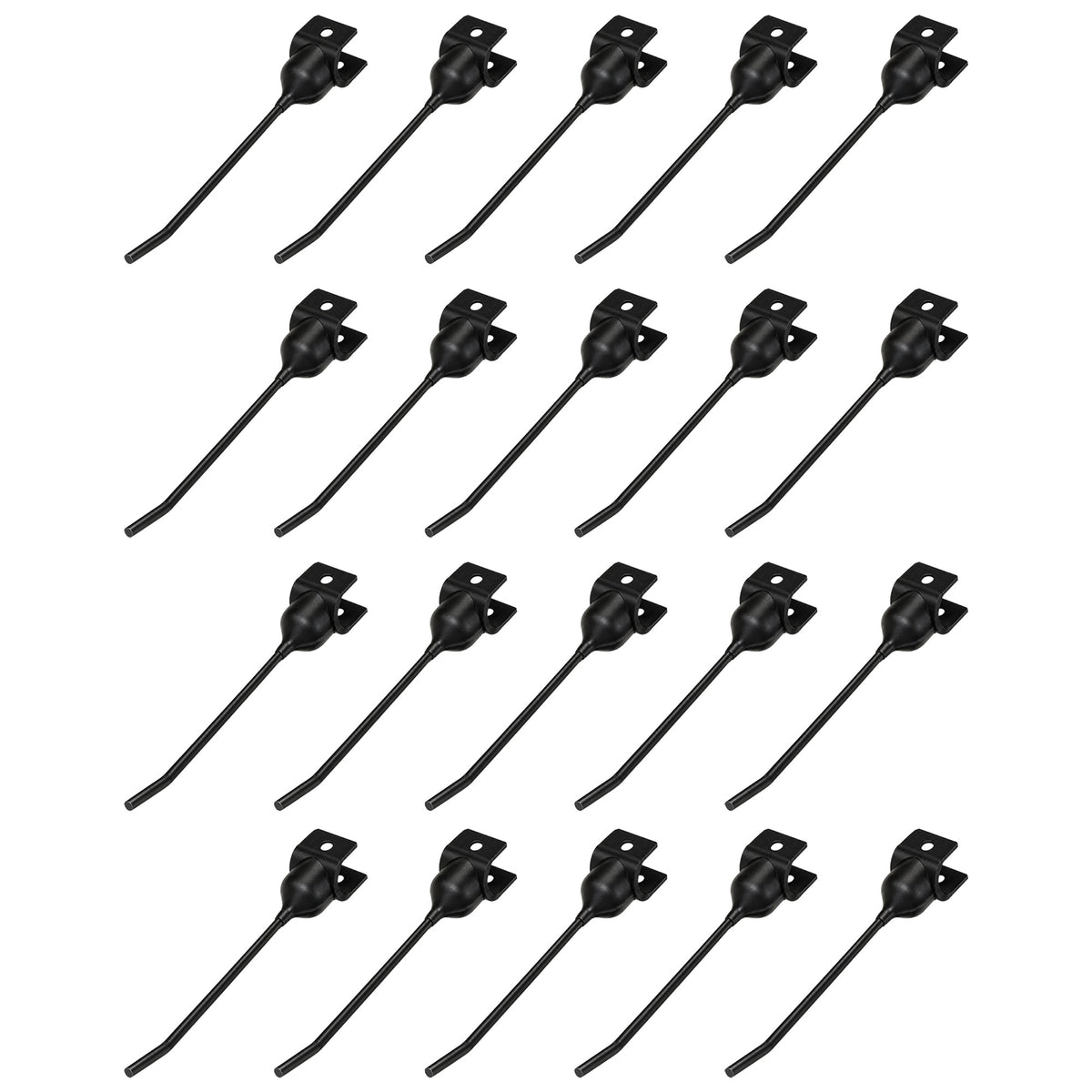 (20) Rubber Mounted Rake Teeth AE24953 AE47389 Fits John Deere 650 640 660 662