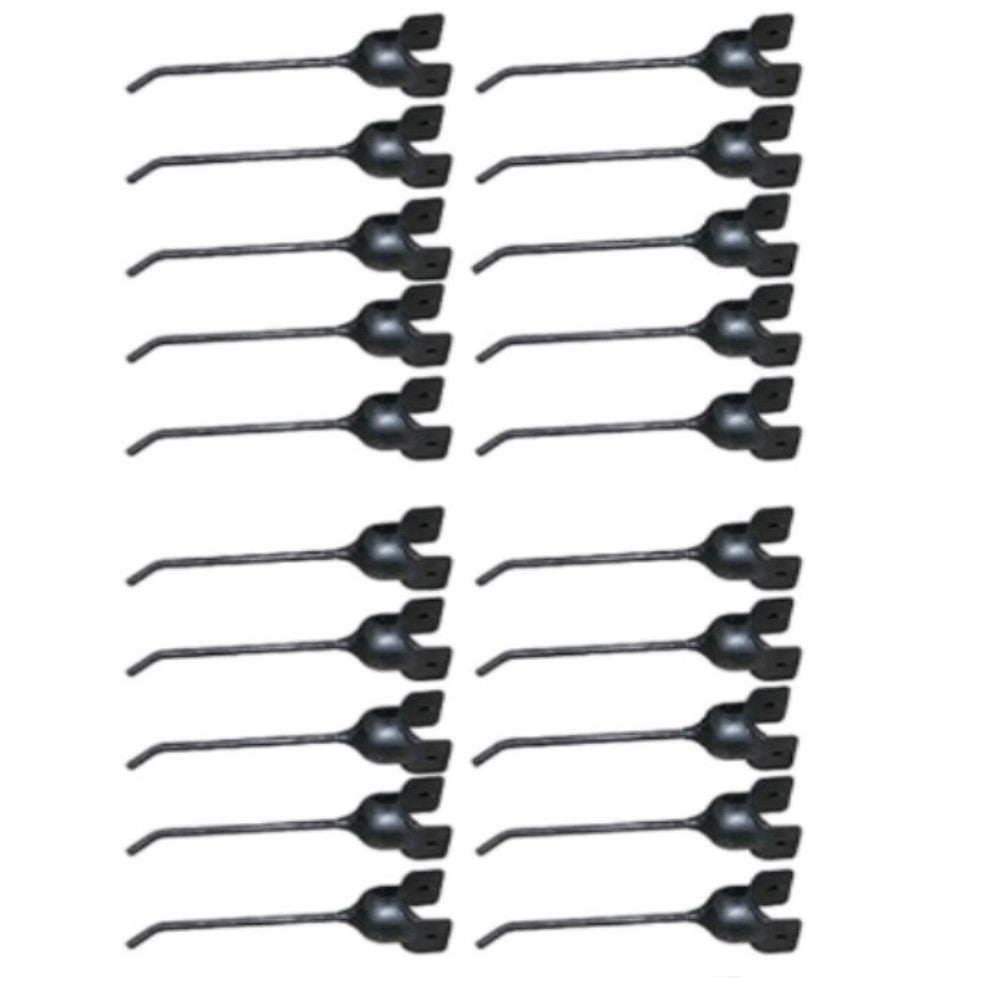 Qty 20: Rubber Mount Rake Tooth
 Fits John Deere Replaces 96R4