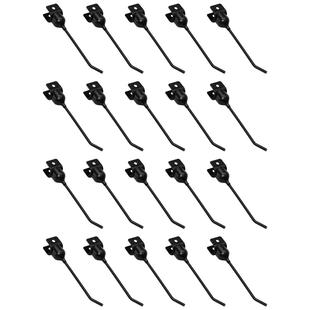 (20) Rubber Mounted Rake Teeth AE24953 AE47389 Fits John Deere 650 640 660 662