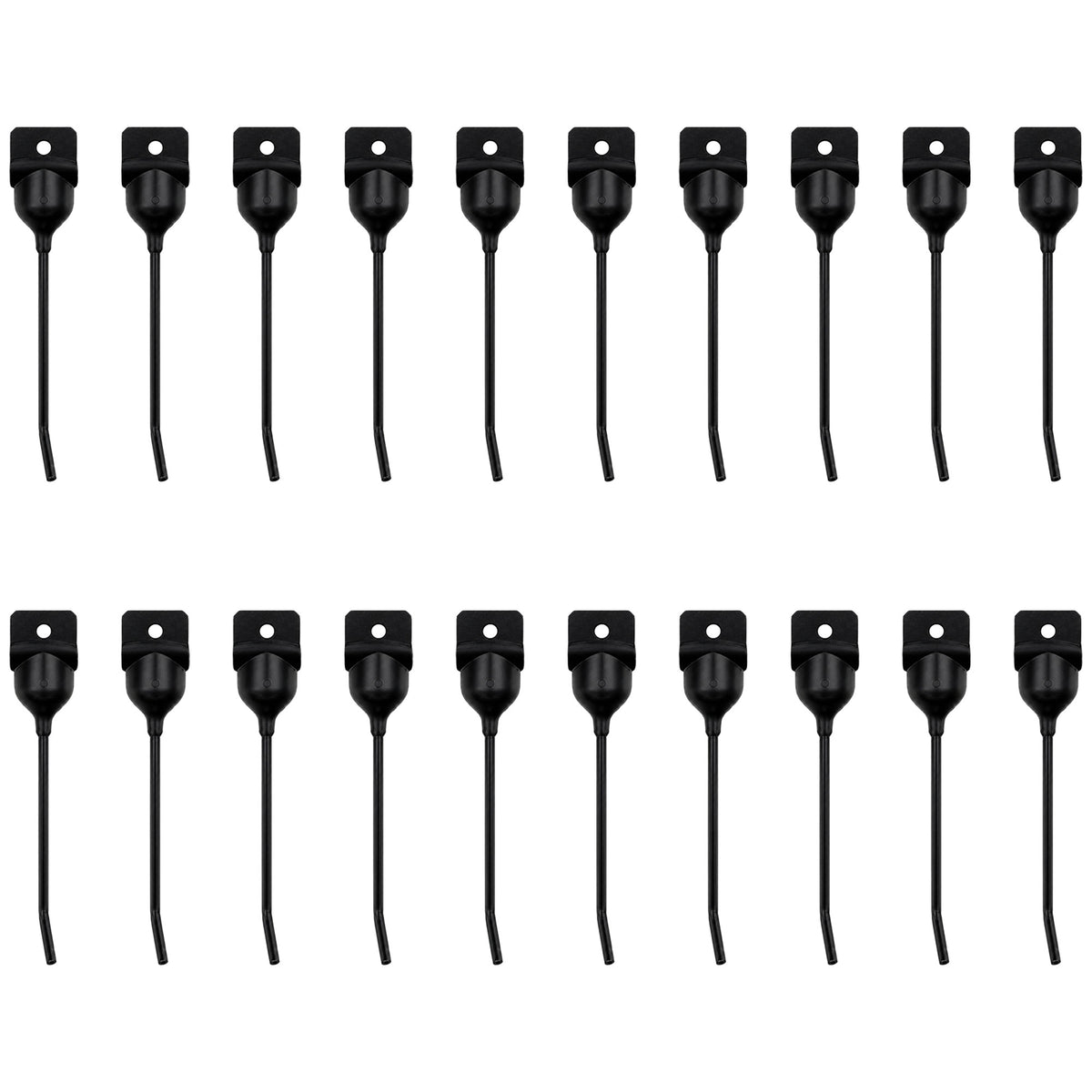 (20) Rubber Mounted Rake Teeth AE24953 AE47389 Fits John Deere 650 640 660 662