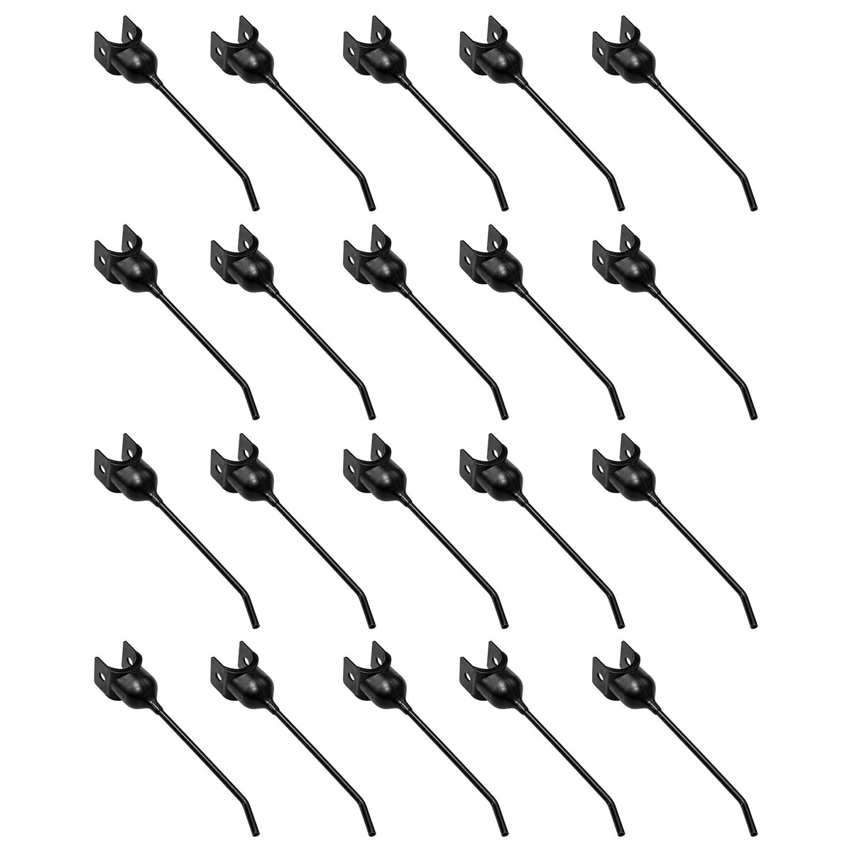 (20) Rubber Mounted Rake Teeth AE24953 AE47389 Fits John Deere 650 640 660 662