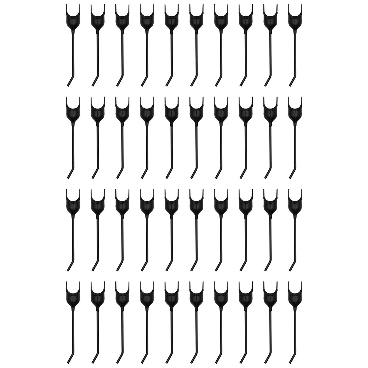 (40) Rubber Mounted Rake Teeth AE24953 AE47389 Fits John Deere 650 640 660 662