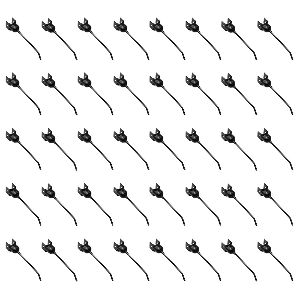 (40) Rubber Mounted Rake Teeth AE24953 AE47389 Fits John Deere 650 640 660 662
