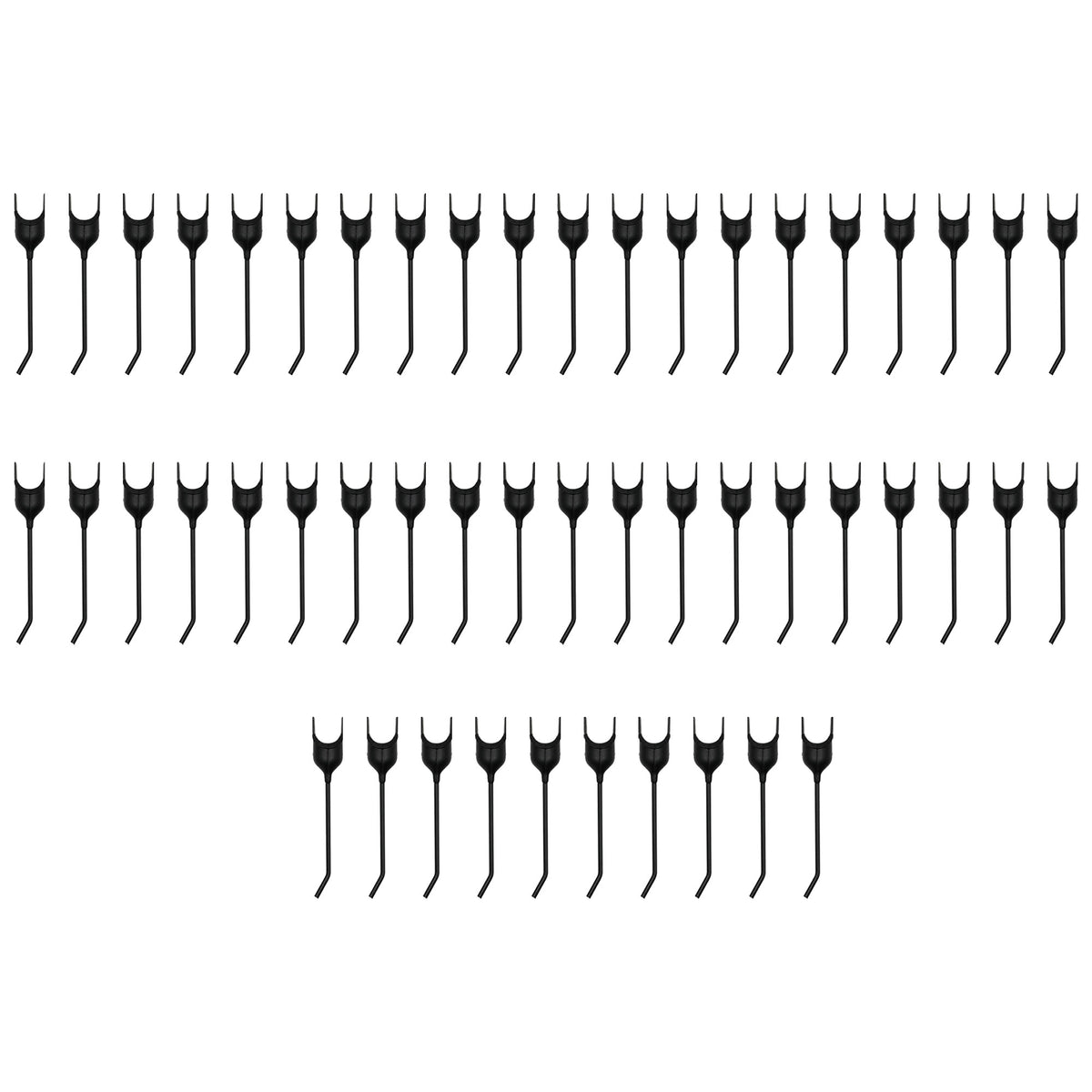 Qty 50:  Rubber Mount Rake Tooth  Fits John Deere Replaces 96R4