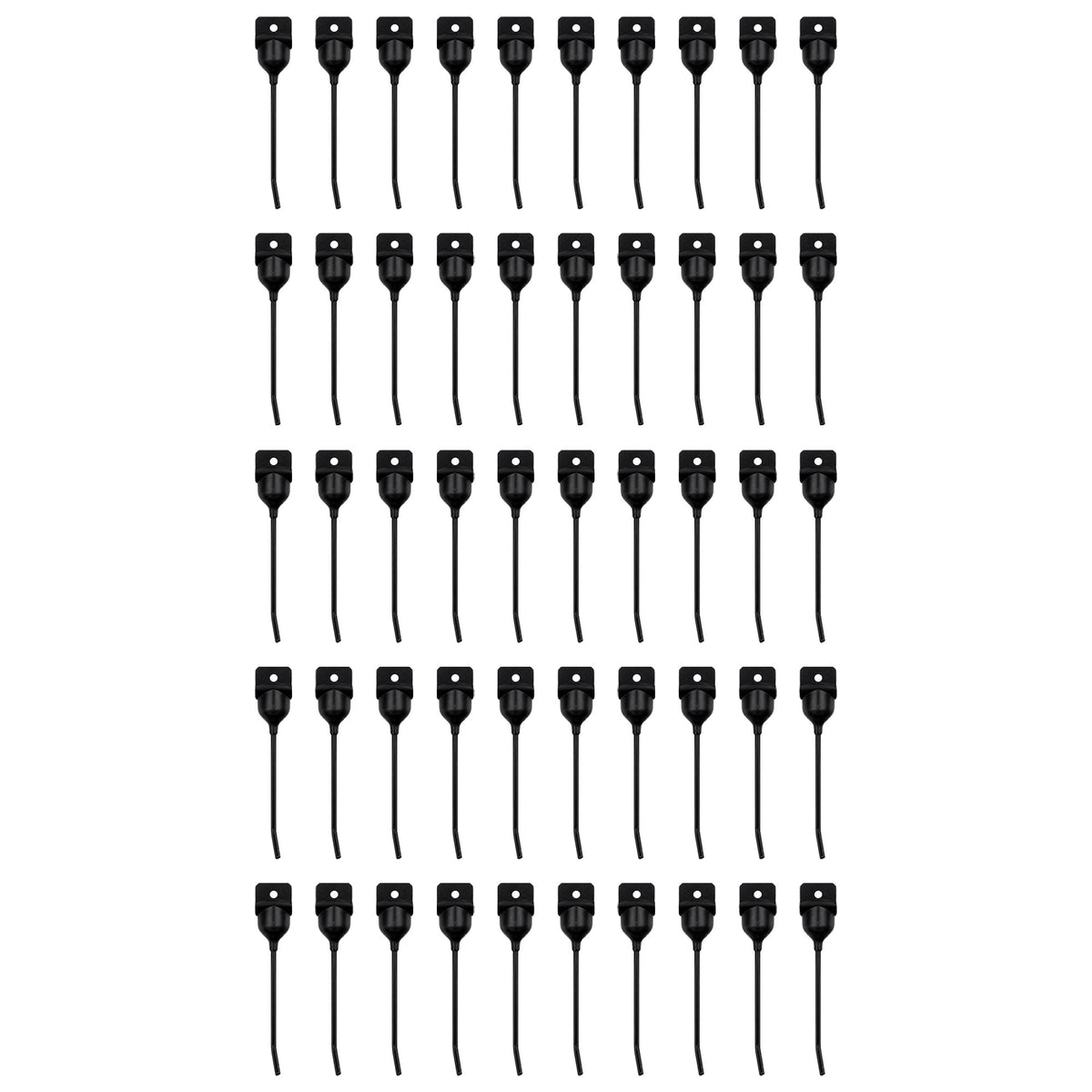 Qty 50:  Rubber Mount Rake Tooth  Fits John Deere Replaces 96R4