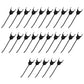 Rake Tooth Left Hand - Rubber 25 Pack Fits New Holland Fits Massey Ferguson