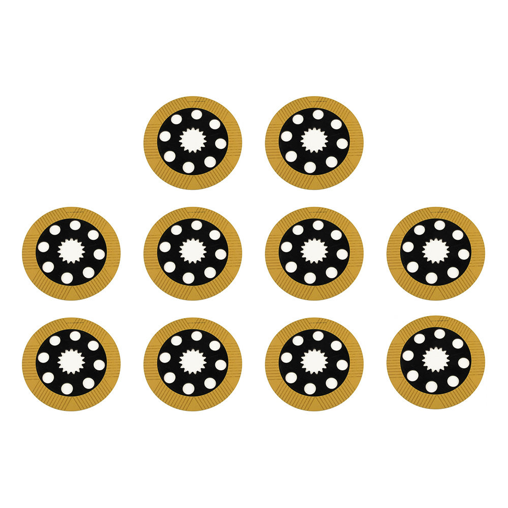 Qty. 10: Brake Friction Plate
 Fits JCB Replaces 450-10224