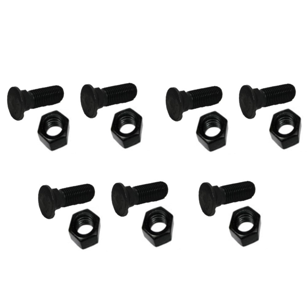 (7) Plow Bolt & Nut for Blades Cutting Edges 5/8-11x2 1/4 Grade 8 PM06705