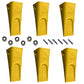 (6) Tooth Pin & Retainer Fits Caterpillar 966C 966D 966E 9J2358 1140359 1U3352