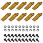 Qty 10: Skid Steer Unitooth w/ Hardware Fits Caterpillar Replaces 132-4720