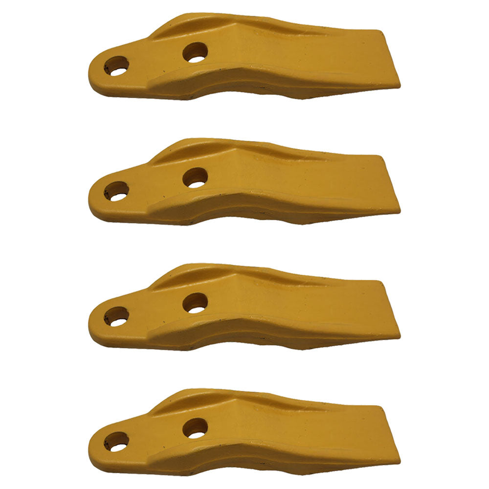 Qty 4: Skid Steer Unitooth	w/ Hardware
 Fits Caterpillar Replaces 132-4720