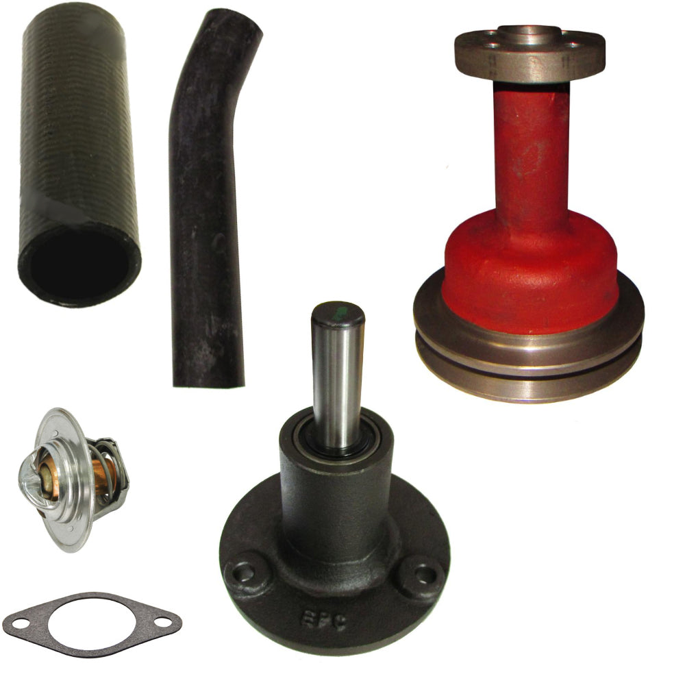 830514M91 New Water Pump & Pulley Hoses Therm Fits Massey Ferguson TO35 MF35 135