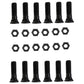 12 - Plow Bolt & Nut for Blades/ Cutting Edge, 5/8-11x2 1/4 - Grade 8, Dome Head