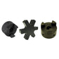 L095 1 X 1-1/8 Flexible 3Pc. L-Jaw Coupling Set Buna-N NBR Rubber Spider L095NBR