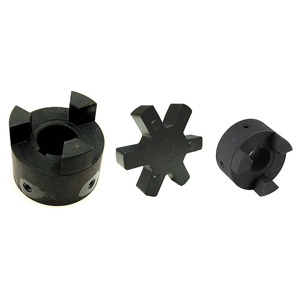 L095 ( 3/4" to 1" ) L-Jaw Coupling Set with Rubber Spider Coupler LO95