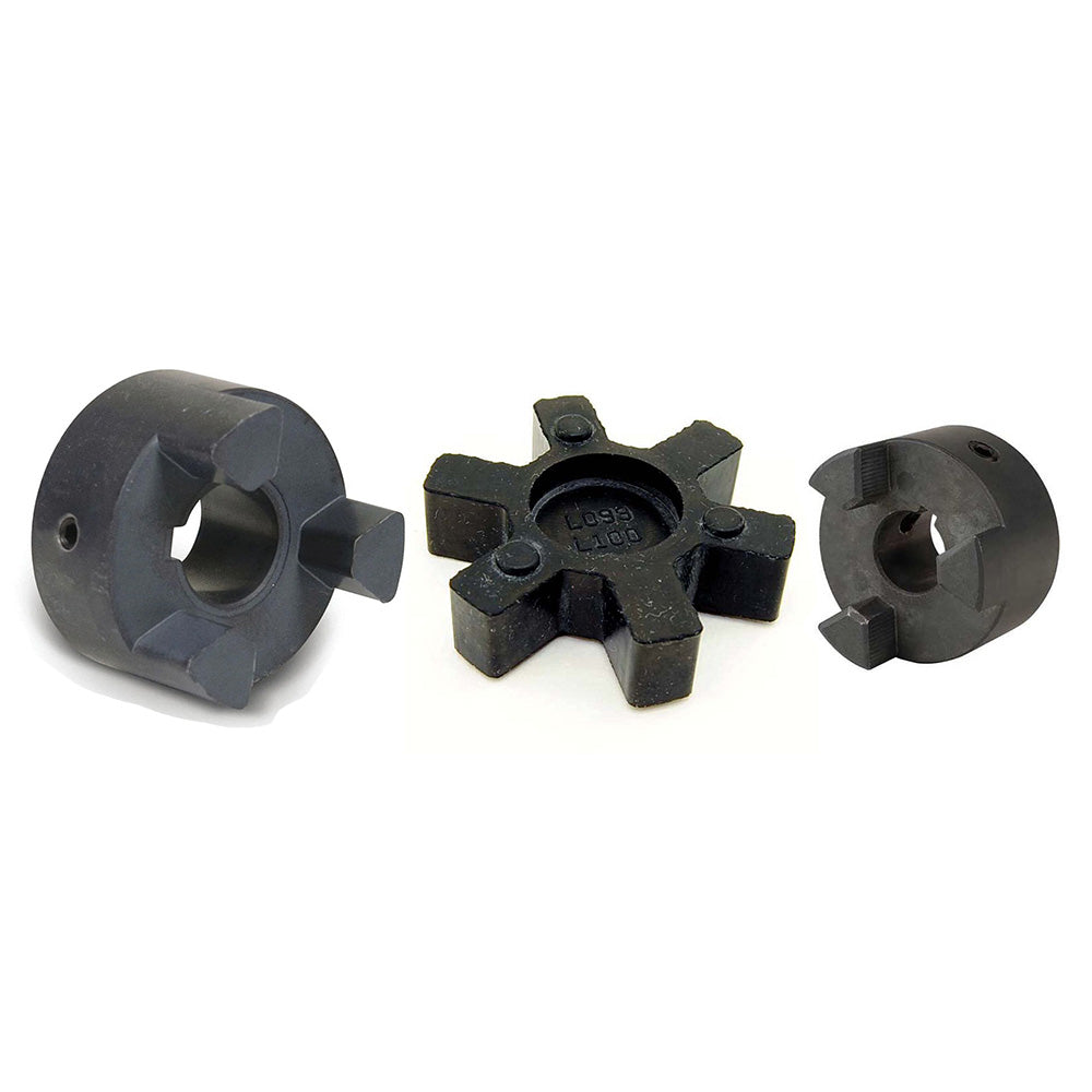L100 L-Jaw Coupler Set Includes 1" & 5/8" Couplers & Rubber Insert
