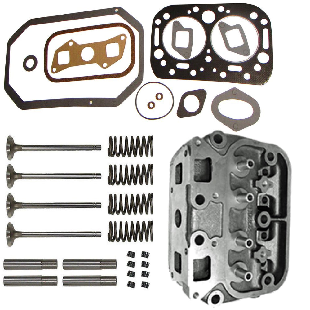 Fits John Deere M MC MI MT 40 320 330 TRACTOR CYLINDER HEAD, HEAD GASKET & VALVE