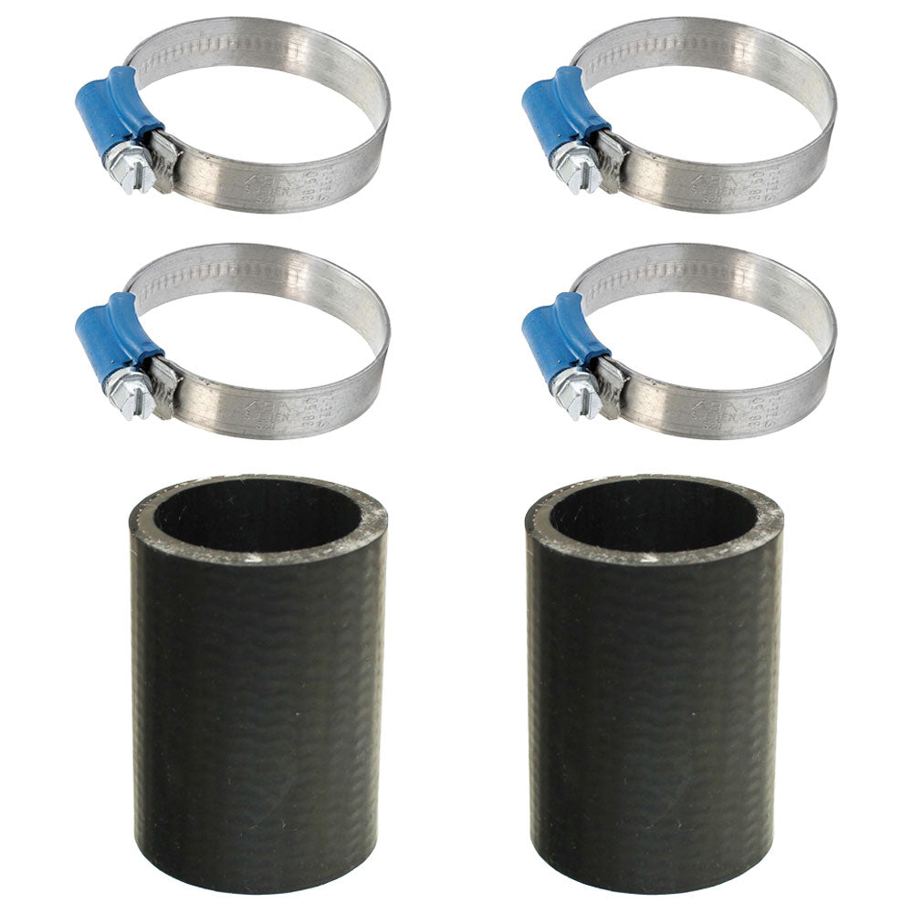 (2) Air Cleaner Hoses with (4) Hose Clamps  Fits Ford/New Holland