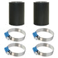 (2) Air Cleaner Hoses with (4) Hose Clamps  Fits Massey Harris Replaces 21327A